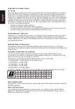 Предварительный просмотр 4 страницы Acer DA0 Series User Manual