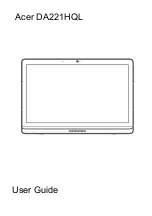 Preview for 1 page of Acer DA221HQL User Manual