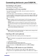 Preview for 22 page of Acer DA241HL User Manual