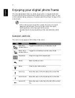 Предварительный просмотр 14 страницы Acer Digital Photo Frame User Manual