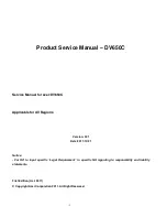 Acer DV650C Service Manual preview