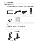 Предварительный просмотр 6 страницы Acer DV650C User Manual