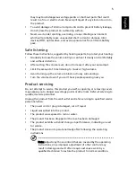 Preview for 5 page of Acer DW271HL User Manual