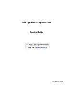 Acer DynaVivid Graphics Dock Service Manual preview