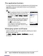 Предварительный просмотр 58 страницы Acer E100 User Manual
