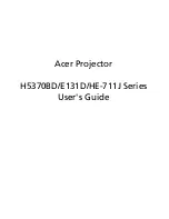 Предварительный просмотр 1 страницы Acer E131D series User Manual