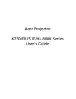 Preview for 1 page of Acer EB151E series User Manual