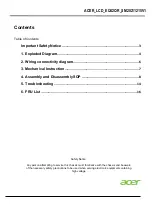 Предварительный просмотр 3 страницы Acer EI242QR Lifecycle Extension Manual