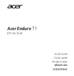 Acer Enduro T1 Quick Manual preview
