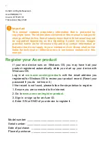 Preview for 2 page of Acer ENDURO T5 User Manual