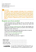 Preview for 2 page of Acer ENDURO Urban N3 Lite User Manual