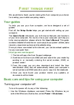 Preview for 5 page of Acer ENDURO Urban N3 Lite User Manual