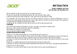 Предварительный просмотр 3 страницы Acer ENERGY-GC1100 Assembly Instruction Manual