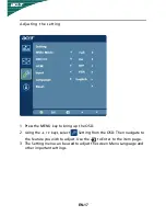 Предварительный просмотр 18 страницы Acer ET.VG5HP.A01 User Manual