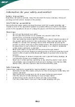 Preview for 3 page of Acer ET.VS1HP.001 User Manual