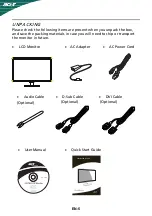 Preview for 6 page of Acer ET.VS1HP.001 User Manual