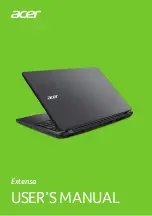 Предварительный просмотр 1 страницы Acer EX2540 User Manual