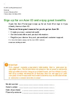 Preview for 2 page of Acer EX2540 User Manual