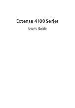 Acer Extensa 4100 User Manual preview