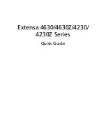 Preview for 1 page of Acer Extensa 4230 Quick Manual