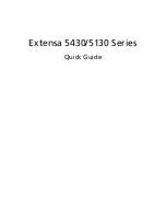 Preview for 1 page of Acer Extensa 5130 Series Quick Manual