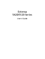 Preview for 1 page of Acer Extensa 5420 User Manual