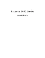 Preview for 1 page of Acer Extensa 5630G Quick Manual