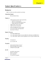 Предварительный просмотр 11 страницы Acer Extensa 5635 Service Manual