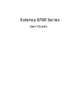 Acer Extensa 6700 Series User Manual preview