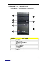 Предварительный просмотр 15 страницы Acer Extensa E420 Service Manual