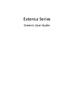 Acer Extensa Series Generic User Manual preview