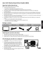 Предварительный просмотр 3 страницы Acer EZ1 Series User Manual