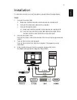 Предварительный просмотр 19 страницы Acer F-22 User Manual