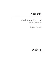 Предварительный просмотр 1 страницы Acer F51 User Manual