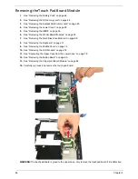 Предварительный просмотр 96 страницы Acer Ferrari 1200 Service Manual