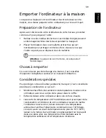 Preview for 69 page of Acer Ferrari 3000 (French) Manuel D'Utilisation