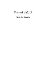 Preview for 1 page of Acer Ferrari 3200 Series Guía Del Usuario