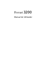 Acer Ferrari 3200 Series Manual Do Utilizador preview