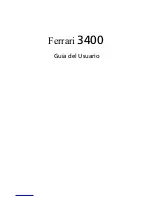 Предварительный просмотр 1 страницы Acer Ferrari 3400 (Spanish) Guía Del Usuario