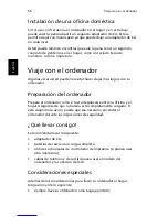 Preview for 66 page of Acer Ferrari 3400 (Spanish) Guía Del Usuario