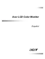 Предварительный просмотр 1 страницы Acer FP553 (Spanish) Manual De Usuario