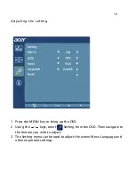 Preview for 25 page of Acer FT220HQL User Manual