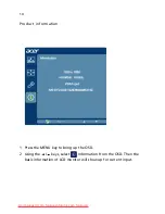 Предварительный просмотр 26 страницы Acer FT240HQL User Manual