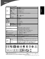 Предварительный просмотр 9 страницы Acer G195WL Quick Setup Manual