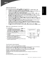 Предварительный просмотр 49 страницы Acer G195WL Quick Setup Manual