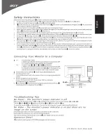 Acer G195WV Quick Setup Manual preview