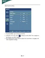 Предварительный просмотр 18 страницы Acer G205HV User Manual