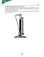 Предварительный просмотр 8 страницы Acer G24 User Manual