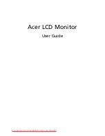 Acer G277HU User Manual предпросмотр