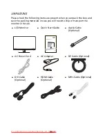 Preview for 10 page of Acer G277HU User Manual